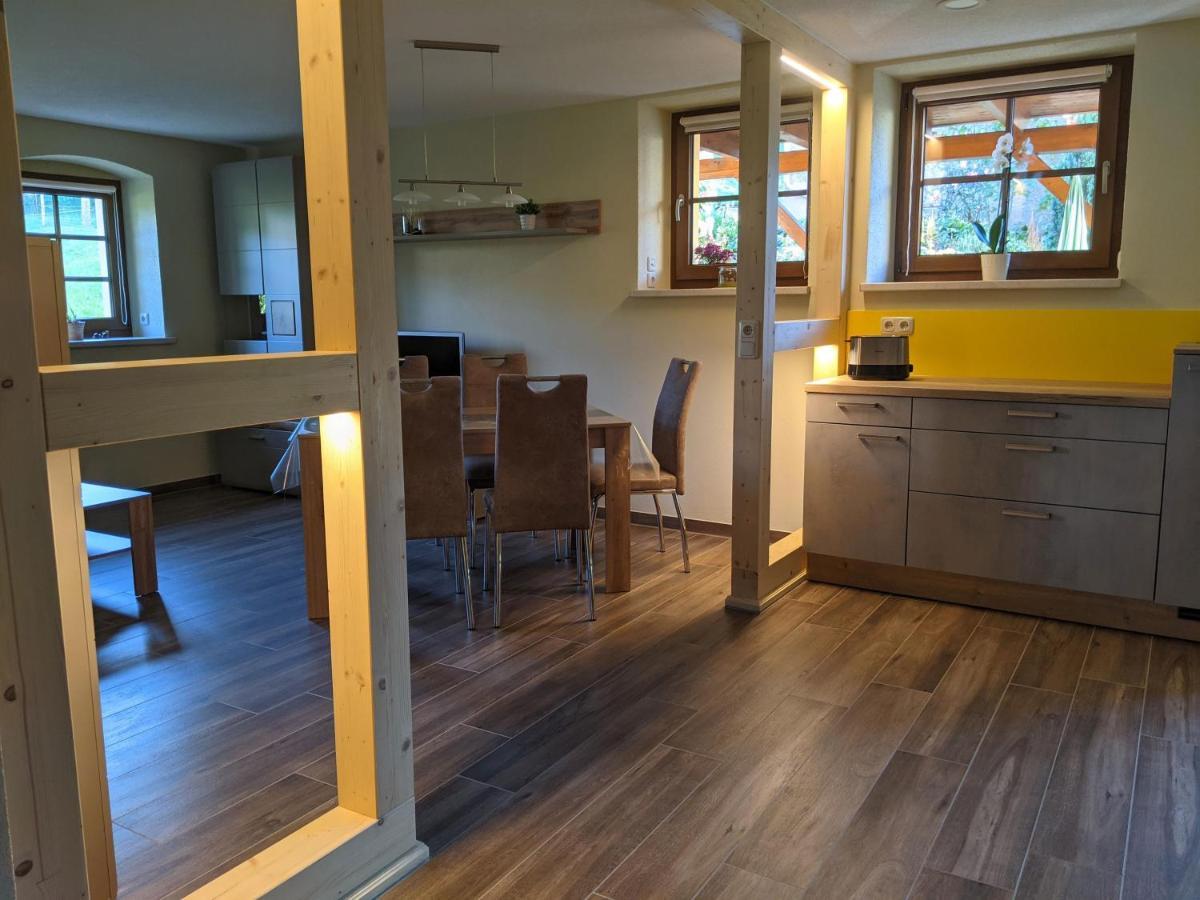 Ferienwohnung Aus-Zeit Auf Dem Lande Bad Gottleuba Dış mekan fotoğraf