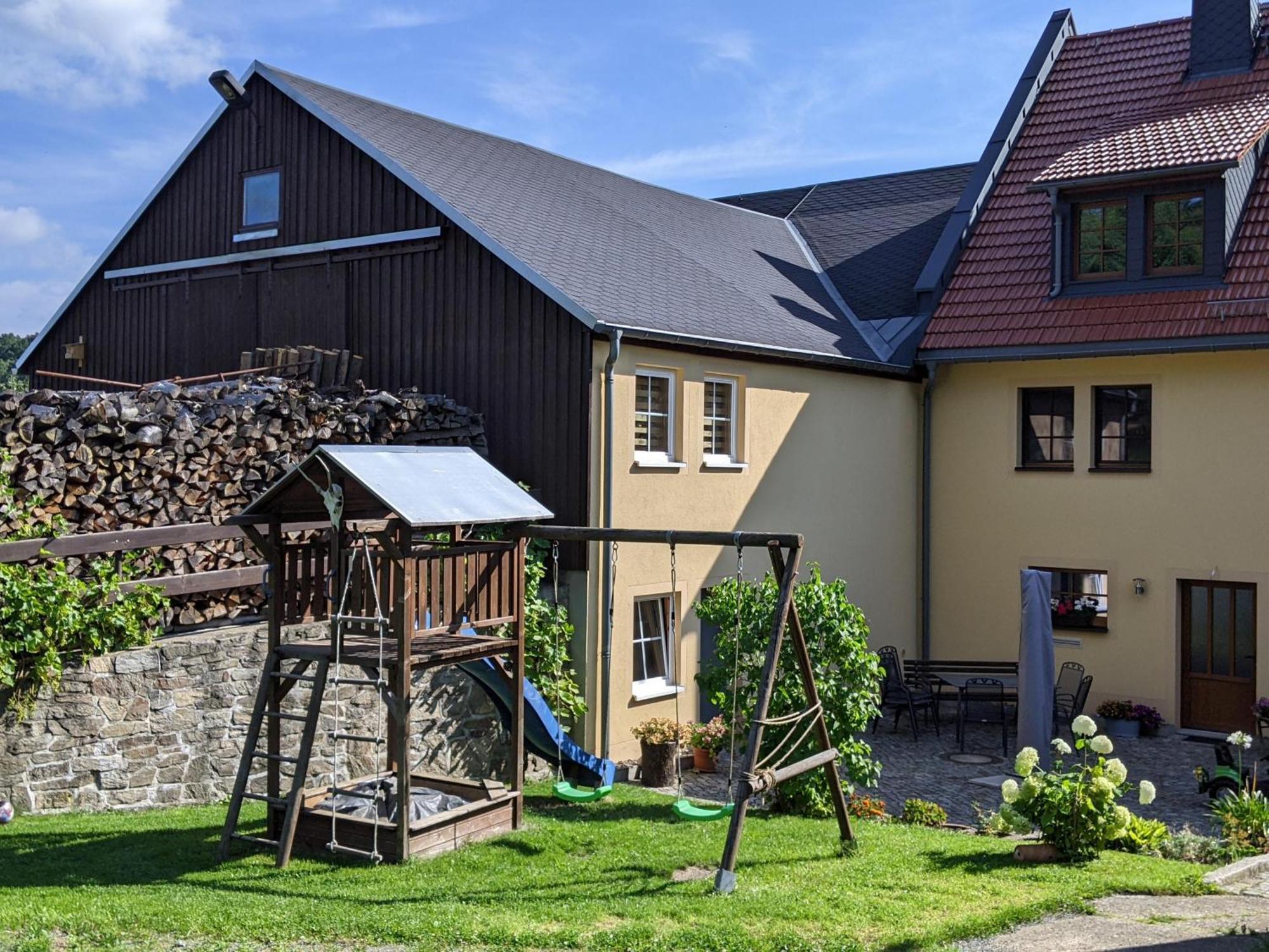 Ferienwohnung Aus-Zeit Auf Dem Lande Bad Gottleuba Dış mekan fotoğraf
