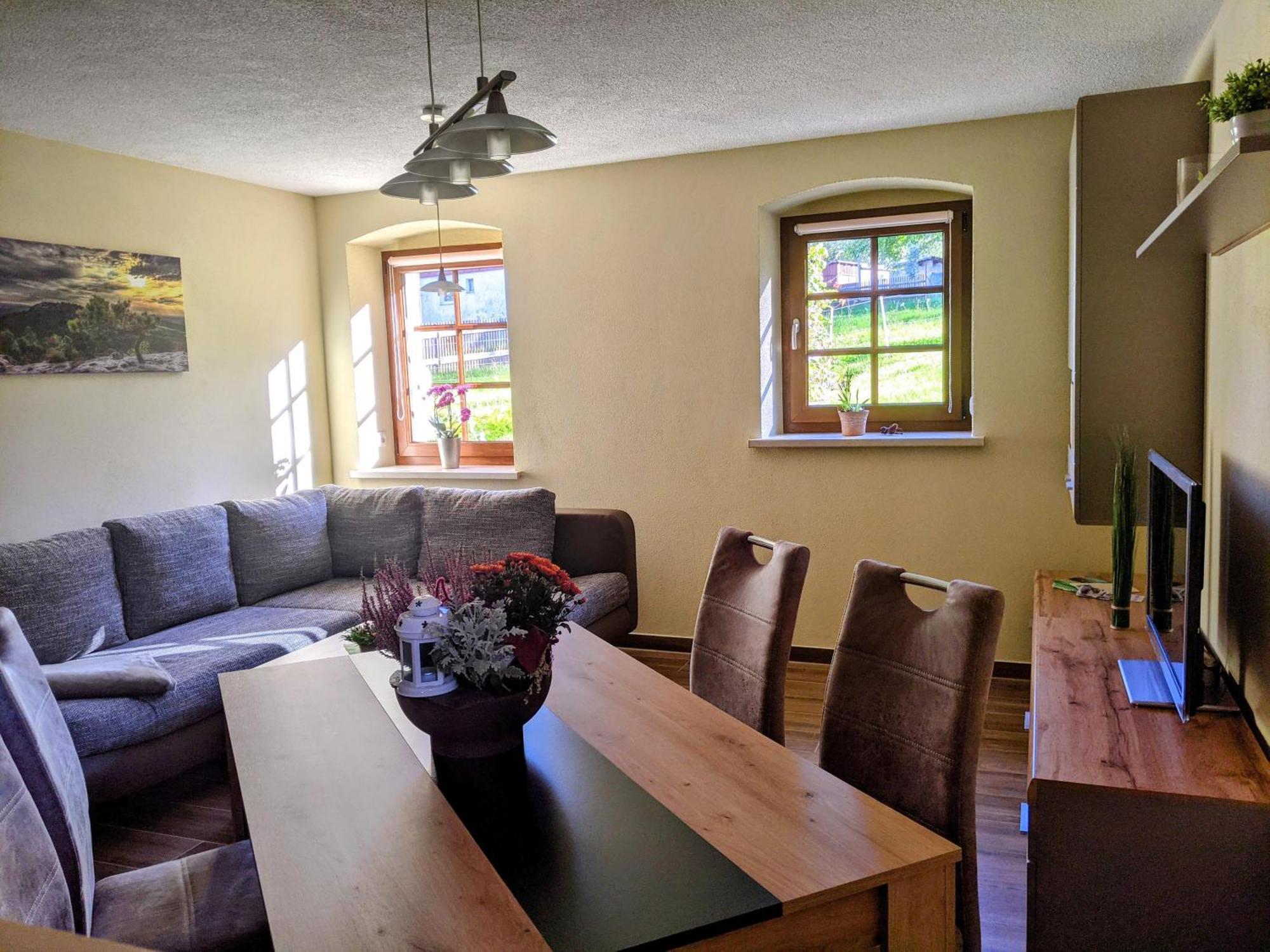 Ferienwohnung Aus-Zeit Auf Dem Lande Bad Gottleuba Dış mekan fotoğraf